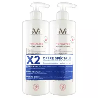 SVR Topialyse Crème Lavante 2 x 400 ml