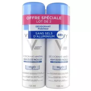 Vichy Déodorant Minéral 48H 2 x 125 ml