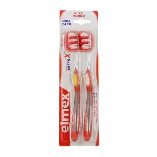 Elmex brosse à dents protection caries medium x2