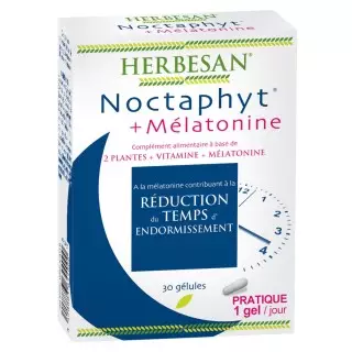 Herbesan Noctaphyt + mélatonine - 30 gélules