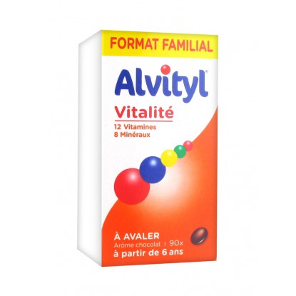 Vitalité 30 comprimés à croquer Alvityl ALVITYL VITALITE A CROQUER