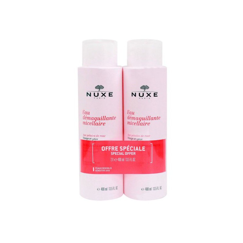 Nuxe Eau Démaquillante Micellaire Lot De 2 X 40ml Cest