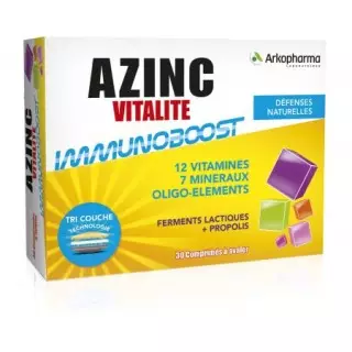 Azinc Vitalité Immunoboost - 30 comprimés