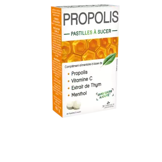 Les 3 Chênes Propolis - 40 pastilles à sucer