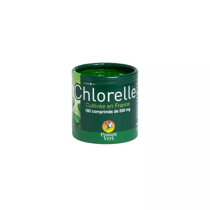 Chlorelle Flamant Vert 180 Comprimés à 500mg