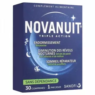 Sanofi Novanuit Triple Action - 30 comprimés