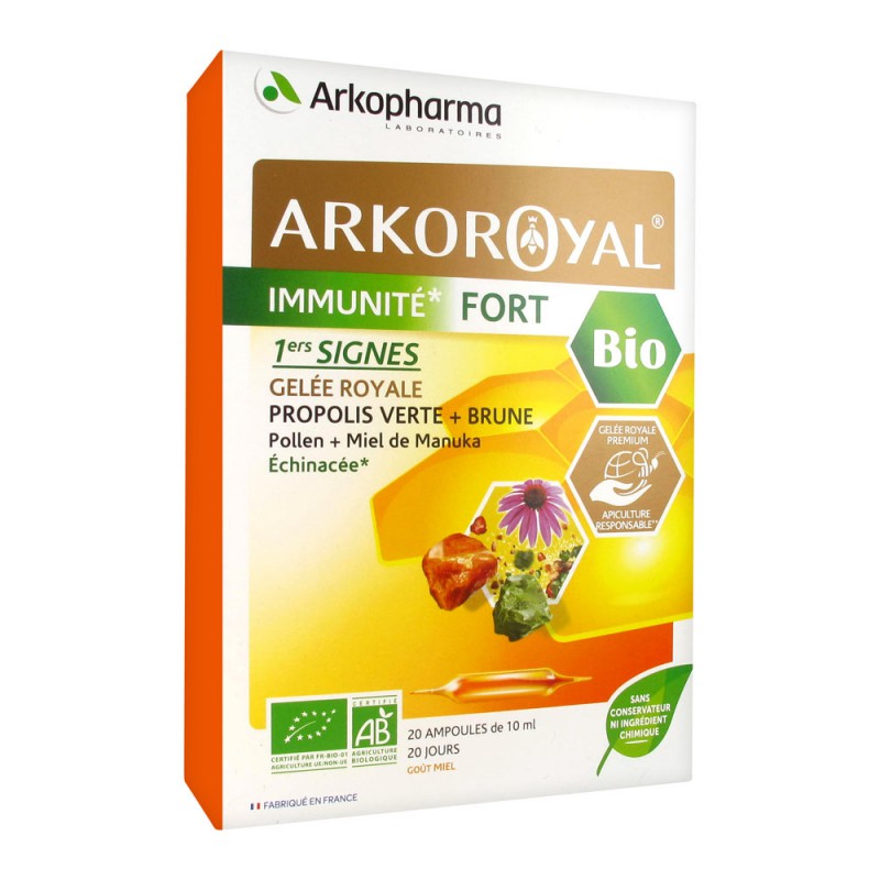 ArkoPharma ArkoRoyal Immunité Fort BIO 20 ampoules