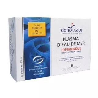 Biothalassol plasma hypertonique 30 ampoules de 10 ml