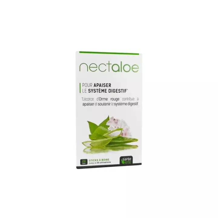 Nectaloe 20 stick à boire Santé verte