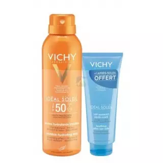 Vichy idéal soleil brume spf 50 - 1 après soleil offert