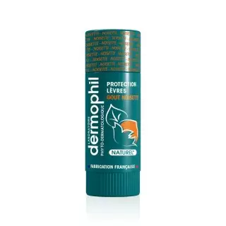 Dermophil Indien Stick lèvres protection goût noisette - 4g