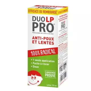 Duo LP Pro Lotion radicale lentes et poux - 150ml + Peigne inclus