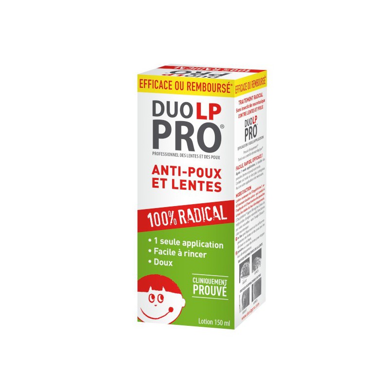 Duo LP-Pro Lotion Radicale Lentes et Poux 150 ml - Cdiscount Au quotidien