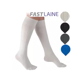 Thuasne chaussette venoflex fast laine taille 1 normal torsades bleu