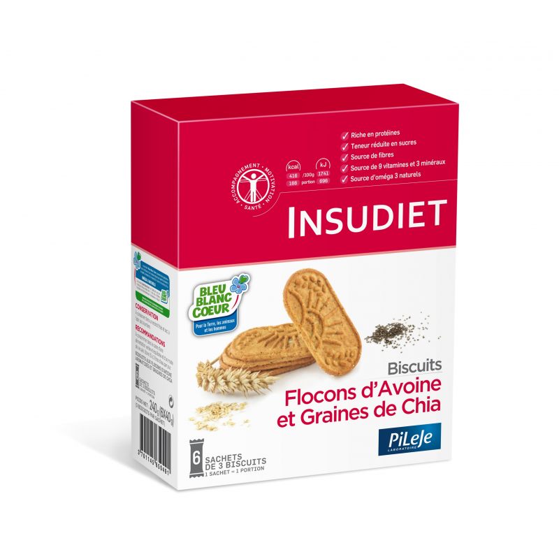 Biscuit son d'avoine, gamme Fibres