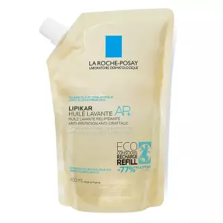 La Roche-Posay Lipikar Huile lavante AP+ - Éco-recharge 400ml