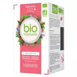 Tisane bio dépurative bte 20 sachets