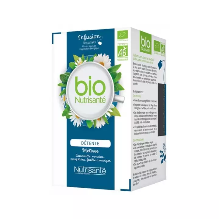 Tisane bio détente bte 20 sachets