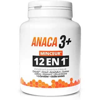 Anaca3+ Minceur 12 en 1 - 120 gélules