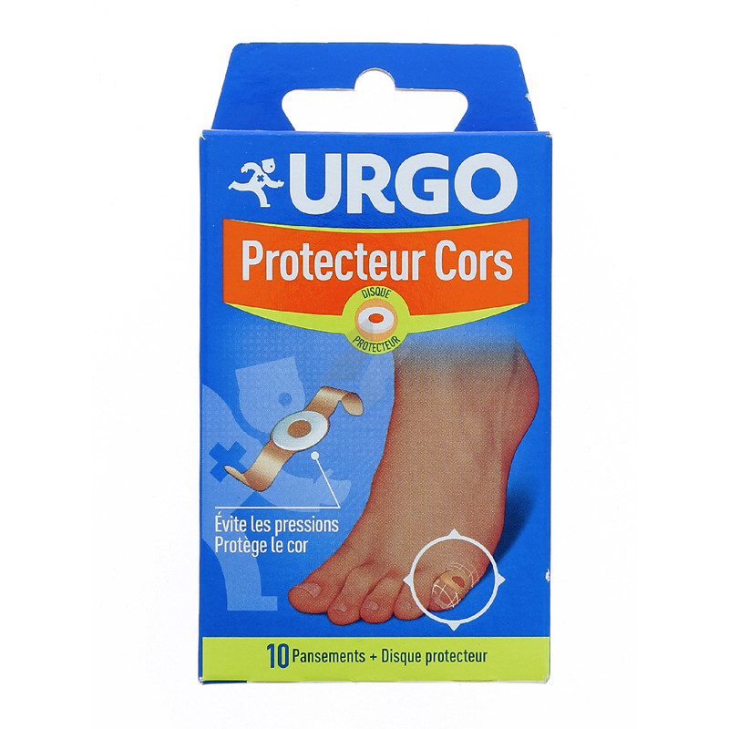 Pansement protecteur cors Urgo - Soin des pieds - 10 pansements