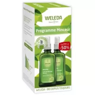 Huile de massage Minceur Weleda 2x100 ml