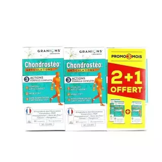 Granions Chondrostéo+ articulations - 3 x 90 comprimés