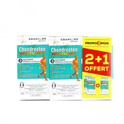 Granions Chondrostéo+ articulations - 3 x 90 comprimés