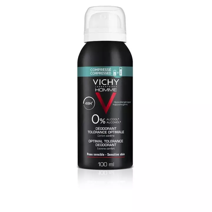 Vichy Homme Déodorant tolérance optimale 48H spray - 100ml