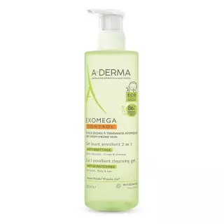 A-Derma Exomega Control Gel lavant émollient anti-grattage - 500ml