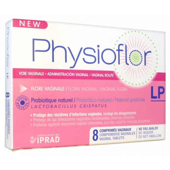 Physioflor Lp Iprad Flore Vaginale 8 Comprimés 3393