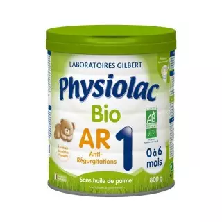 Physiolac Lait anti-régurgitations Bio 1er âge - 800g