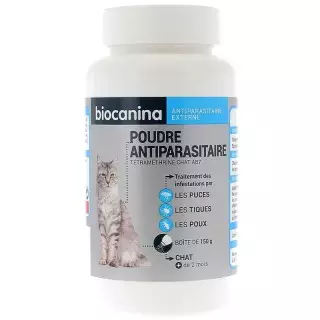 Biocanina Poudre antiparasitaire chat - 150g