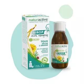 Naturactive Sirop aux essences toux sèche et grasse - 120ml