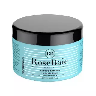 RoseBaie Masque kératine et huile de ricin - 500ml