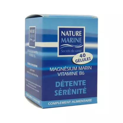 Nature Marine Magnésium Marin vitamine B6 40G