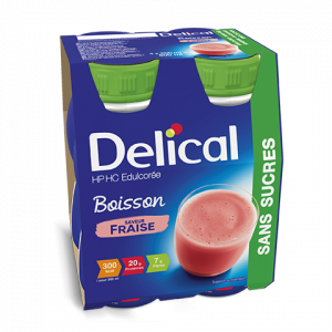 Clinutren boisson sans sucres fraise HP HC - Diabète