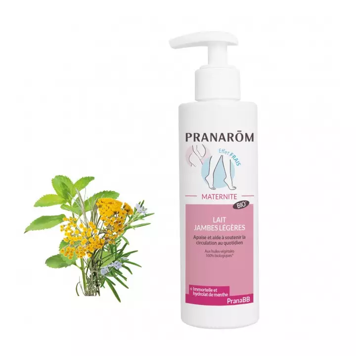 Pranarôm PranaBB Lait jambes légères Bio - 200ml