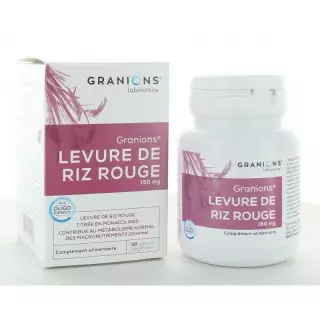 Granions Levure de Riz Rouge - 30 gélules