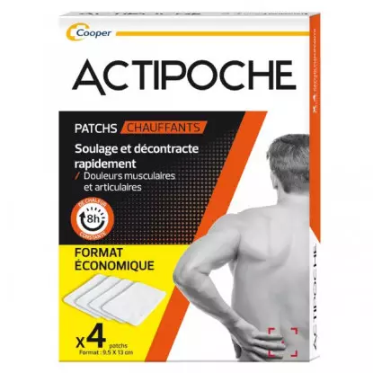 Actipoche Chaud - 4 patchs