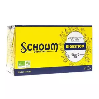 Les 3 Chênes Schoum Tisane Bio Digestion - 20 sachets