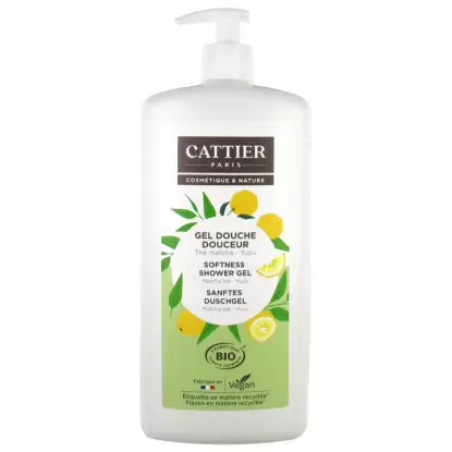 Cattier Gel douche Thé Matcha Yuzu Bio - 1L