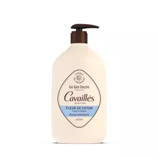 Rogé Cavaillès Gel bain douche peaux sensibles Fleur de Coton - 1L
