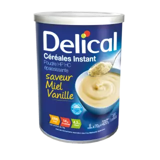 Delical Céréales Instant Miel-Vanille - 420g