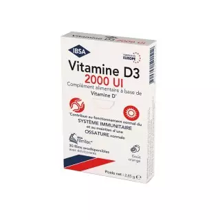 Ibsa Pharma Vitamine D3 2000UI FilmTec - 30 films orodispersibles