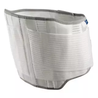 Thuasne LomBacross Activity Ceinture lombaire renforcée - Hauteur 21cm - Taille 1 - Blanc