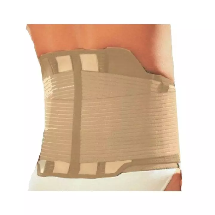 Thuasne LomBacross Activity Ceinture lombaire renforcée - Hauteur 26m - Taille 5 - Beige