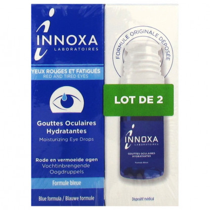 Innoxa Gouttes Oculaires Hydratantes Yeux Rouges et Fatigués