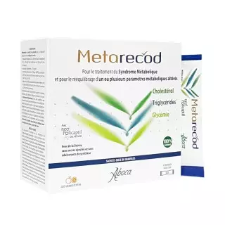 Metarecod Aboca - Cholestérolémie et glycémie - 40 sachets