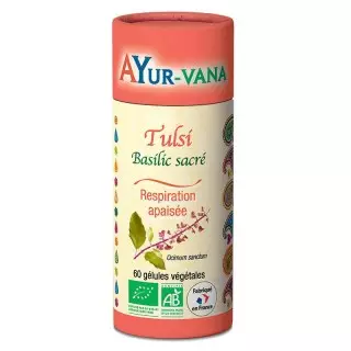 Ayur-Vana Tulsi Bio - 60 gélules