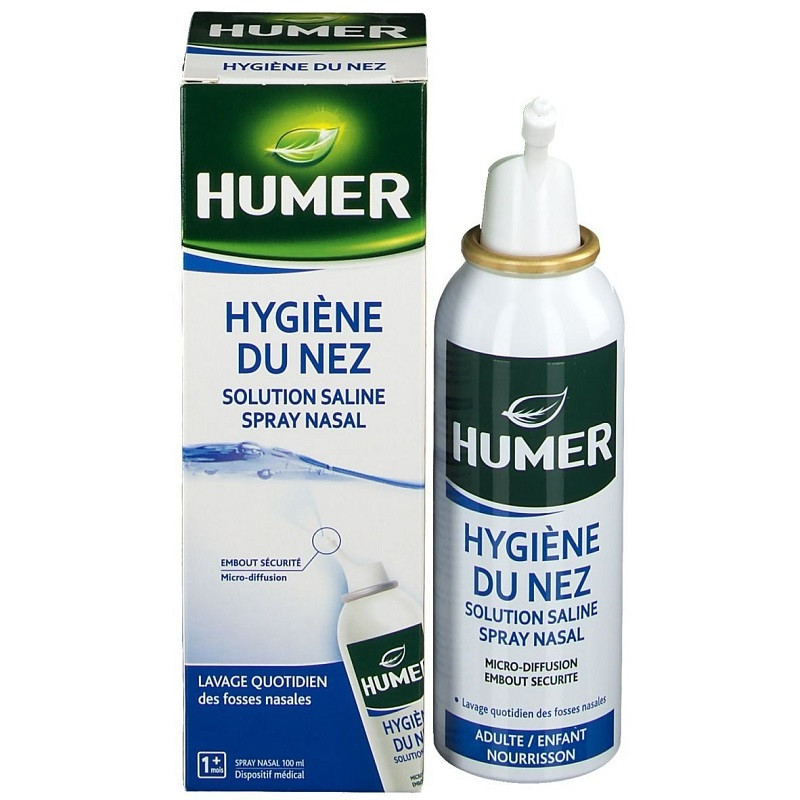 Humer Spray Nasal quotidien solution saline 100ml - Easypara